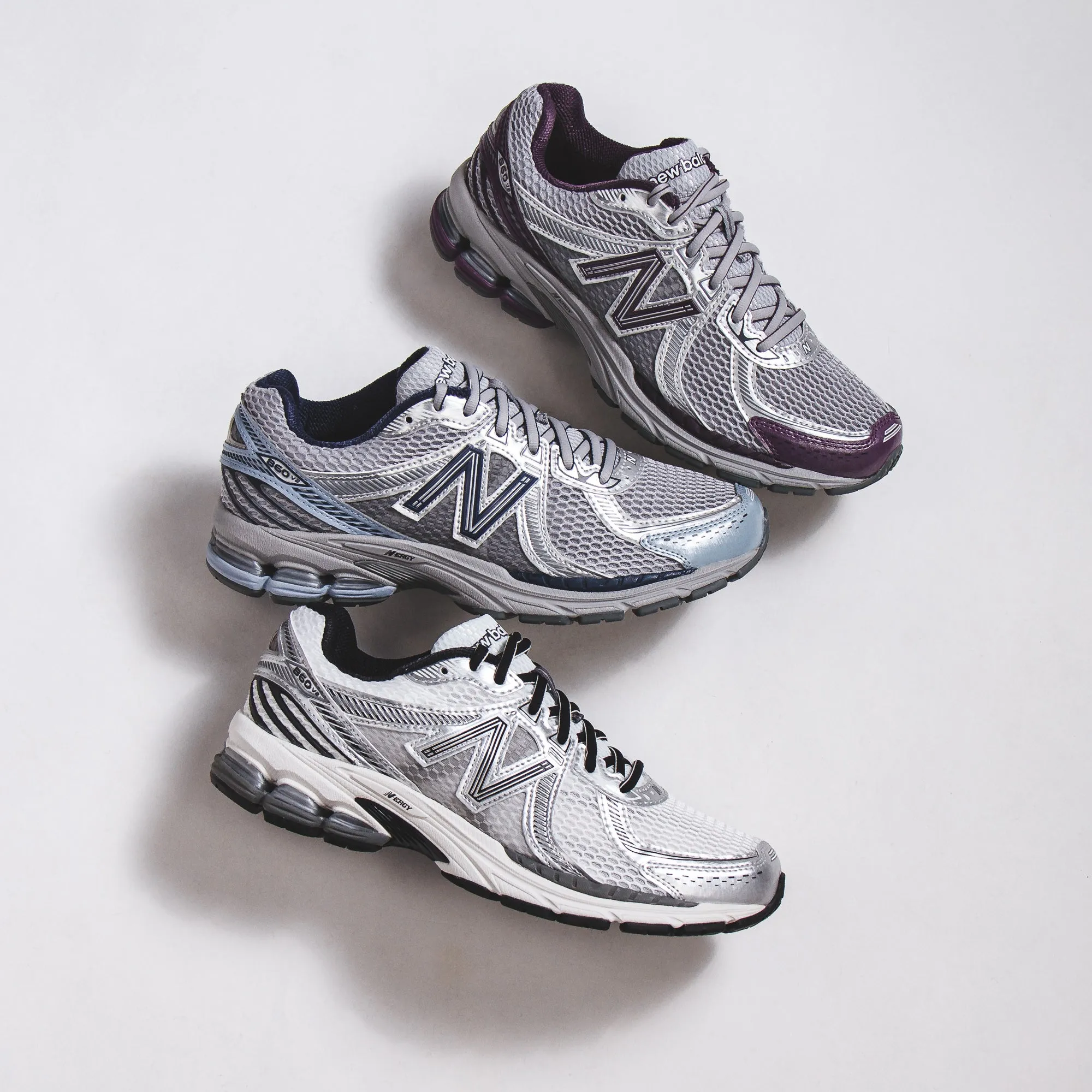New Balance Men 860v2 Raincloud Dusted Grape ML860PP2