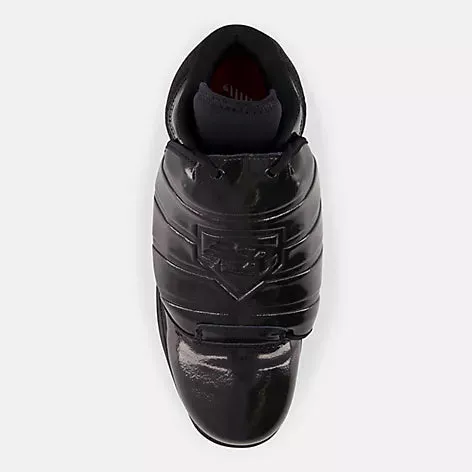 New Balance v3 Black and White Mid-Cut Umpire Plate Shoe