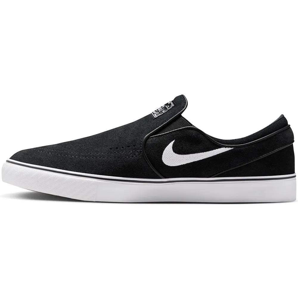 Nike SB Janoski  Slip Shoes Black/White-Black-Black