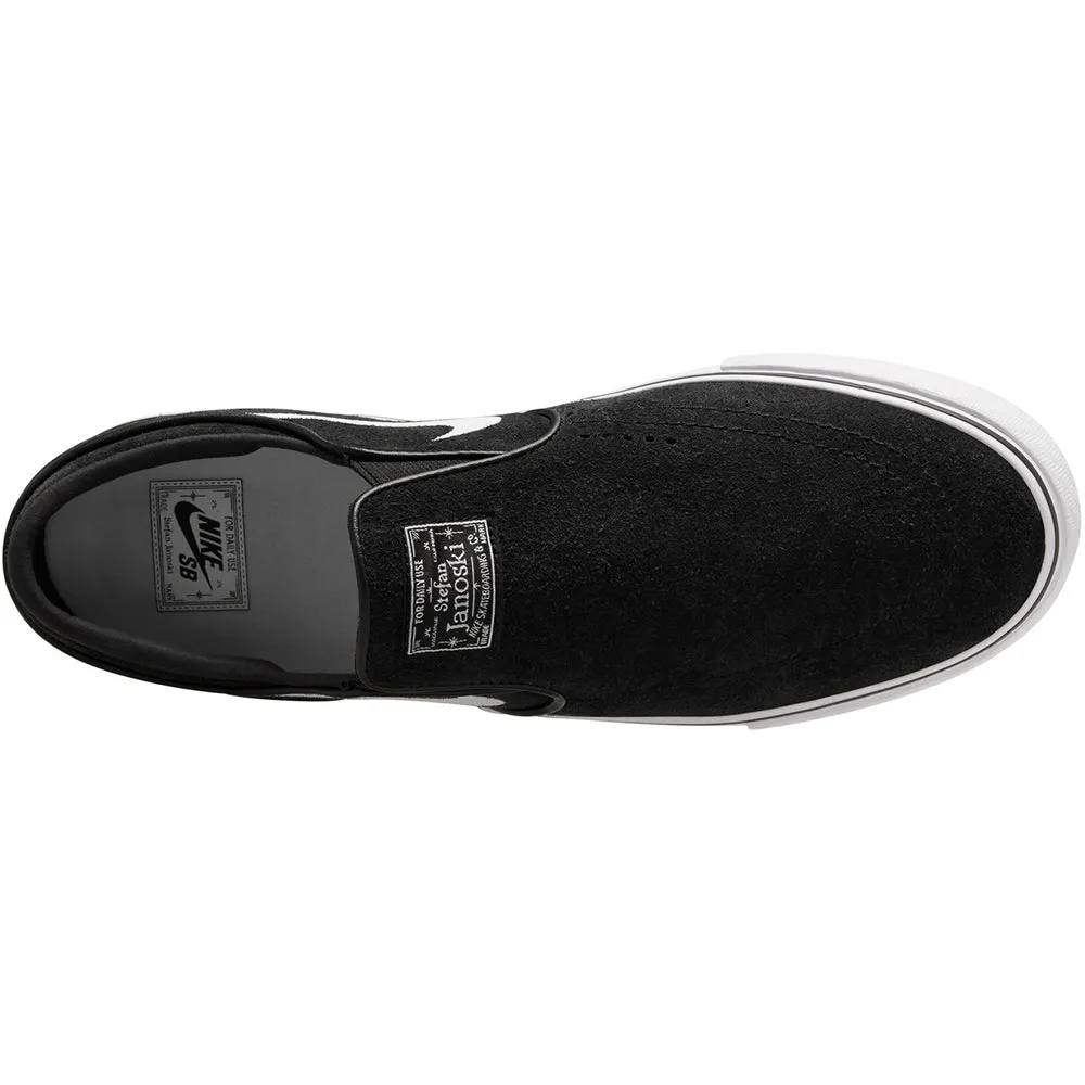 Nike SB Janoski  Slip Shoes Black/White-Black-Black