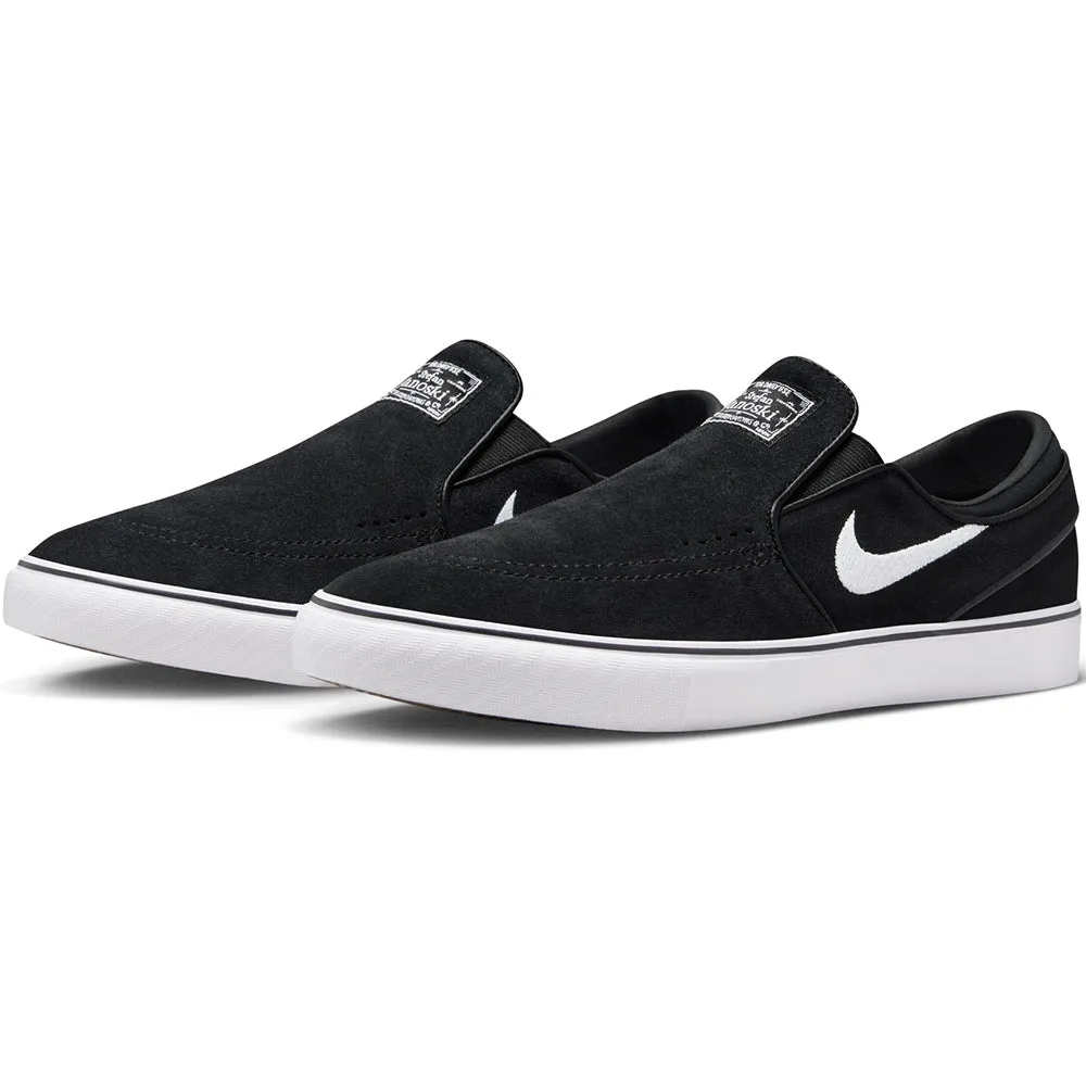 Nike SB Janoski  Slip Shoes Black/White-Black-Black