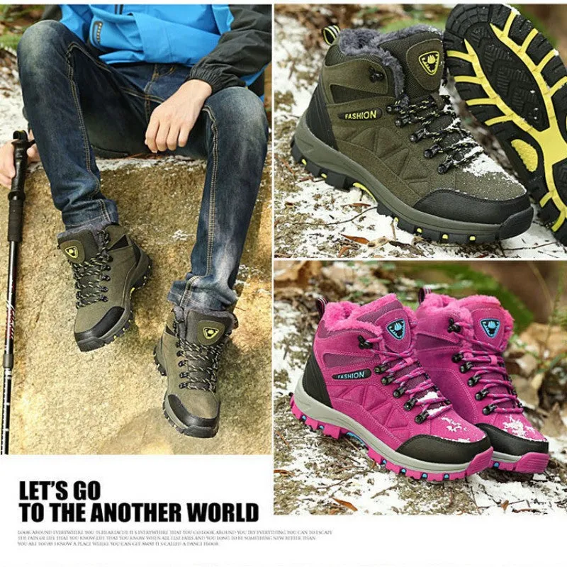 Outdoors High Cotton-padded Shoes