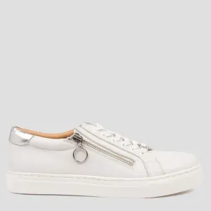 PAMELA XF - WHITE-SILVER LEATHER