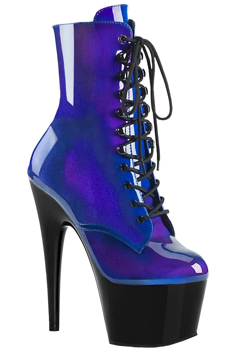 Pleaser ADORE 1020SHG Blue Purple Boots