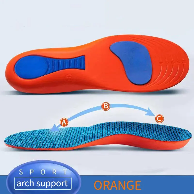 Premium Memory Foam AAnti-Odor Insoles, Shock Absorbing EVA Arch Support for Plantar Fasciitis, Heel Pain Relief, Soft Cushion, Sweat-Absorbing Shoe Pads for Running, Fitness, and Sports Shoes