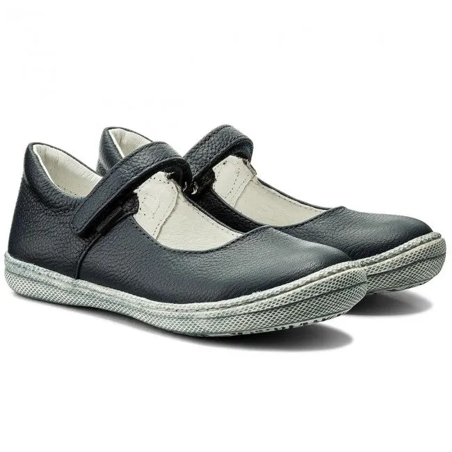 Primigi Navy Leather Mary Janes