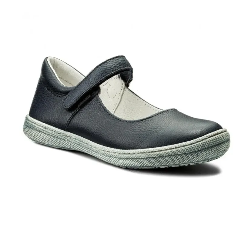 Primigi Navy Leather Mary Janes