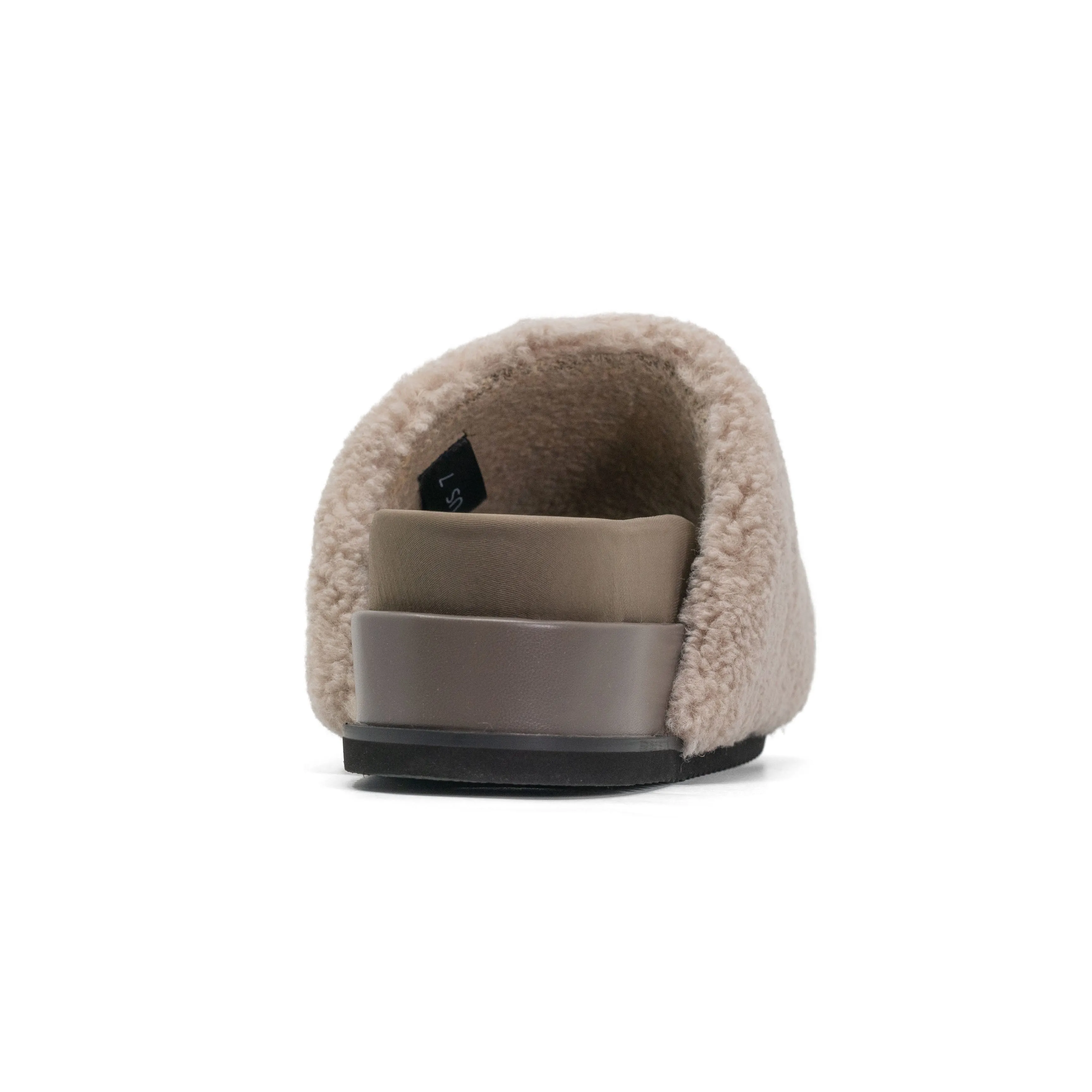 ROAM FUZZY STACK PLATFORM CEMENT FAUX SHEARLING
