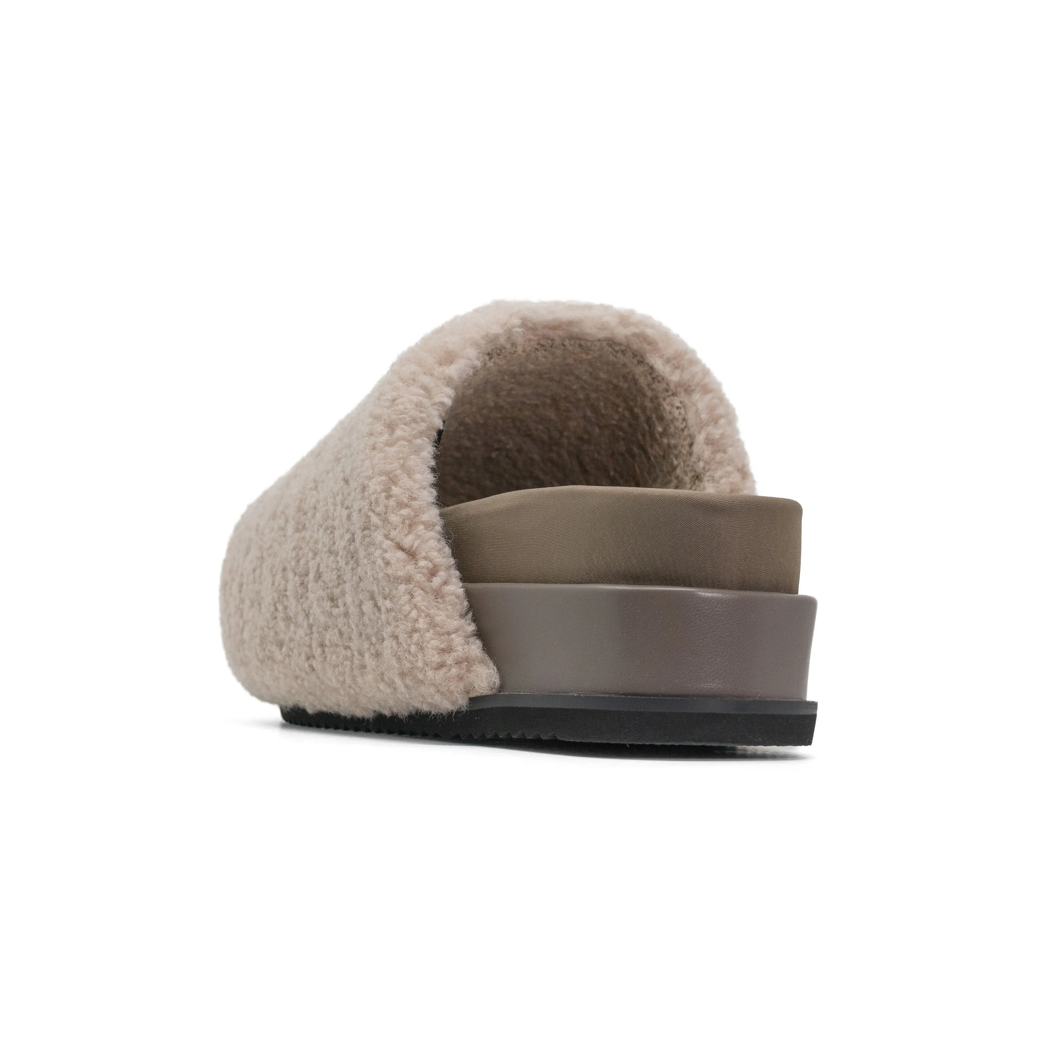 ROAM FUZZY STACK PLATFORM CEMENT FAUX SHEARLING