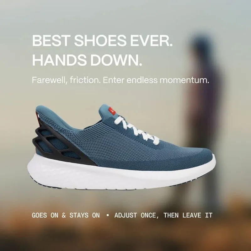 Shoes: Athens Comfortable Breathable Knit Slip on Sneakers, Convenient Hands Free Shoes | Walking Shoes for Men, Women and Elderly | Stylish, Orthopedic Shoes for Everyday and Travel