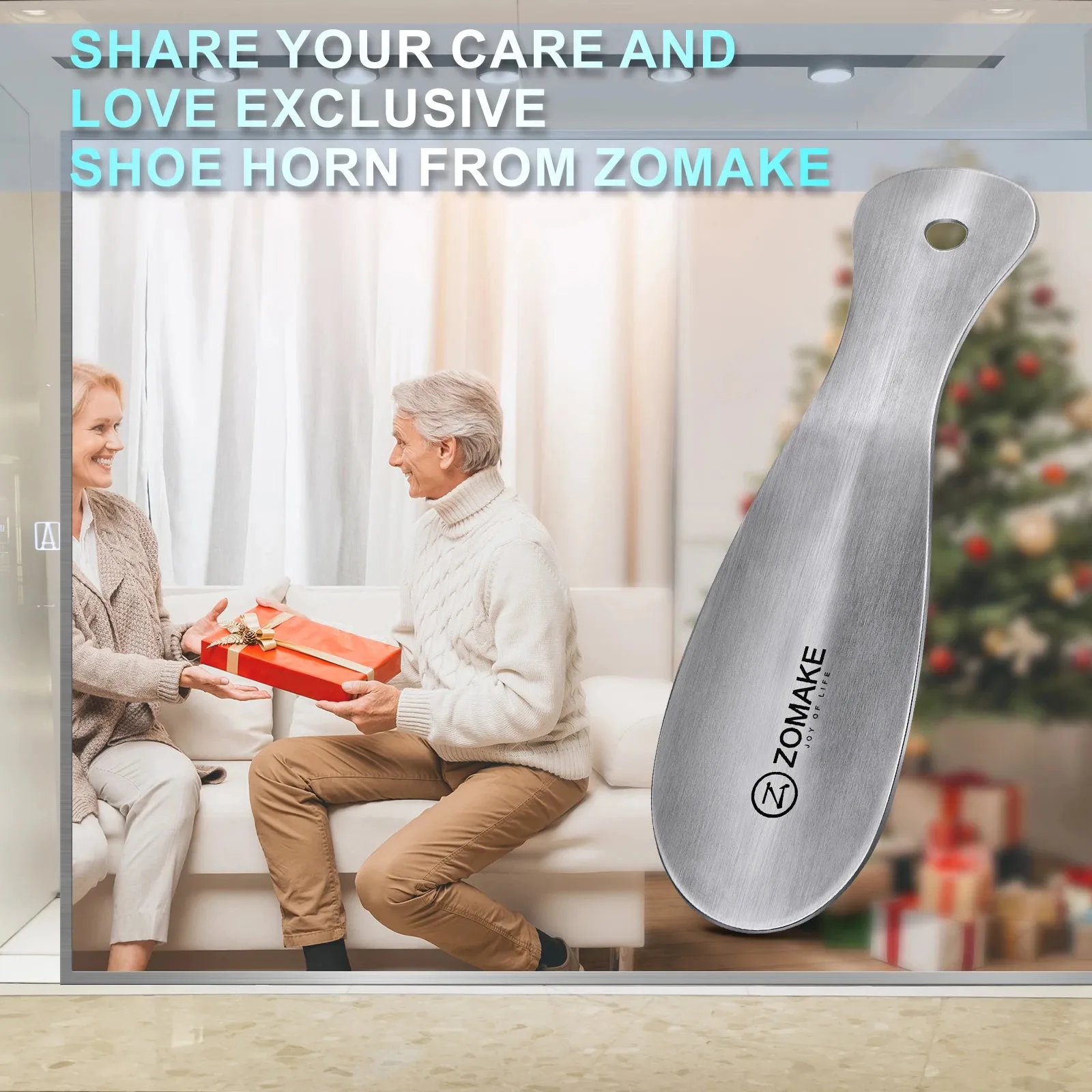 Silver Metal Shoe Horn