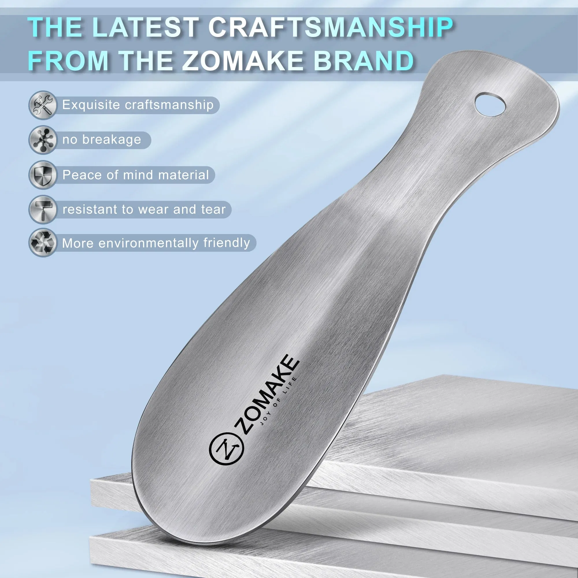Silver Metal Shoe Horn