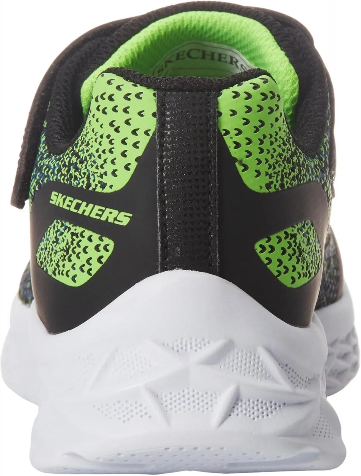 Skechers Kids Boys Microspec 2.0 Sneaker Glide-Step Black / Blue / Lime 6T
