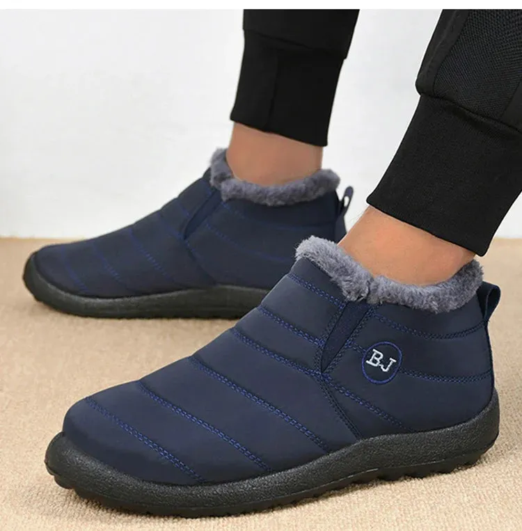Sneakers – Soft Waterproof Fashion Winter Shoes for Women, Solid Color Comfortable Casual Non-Slip Outdoor Sneakers