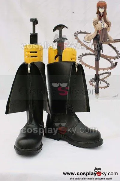 Steins Gate Makise Kurisu Cosplay Boots Shoes