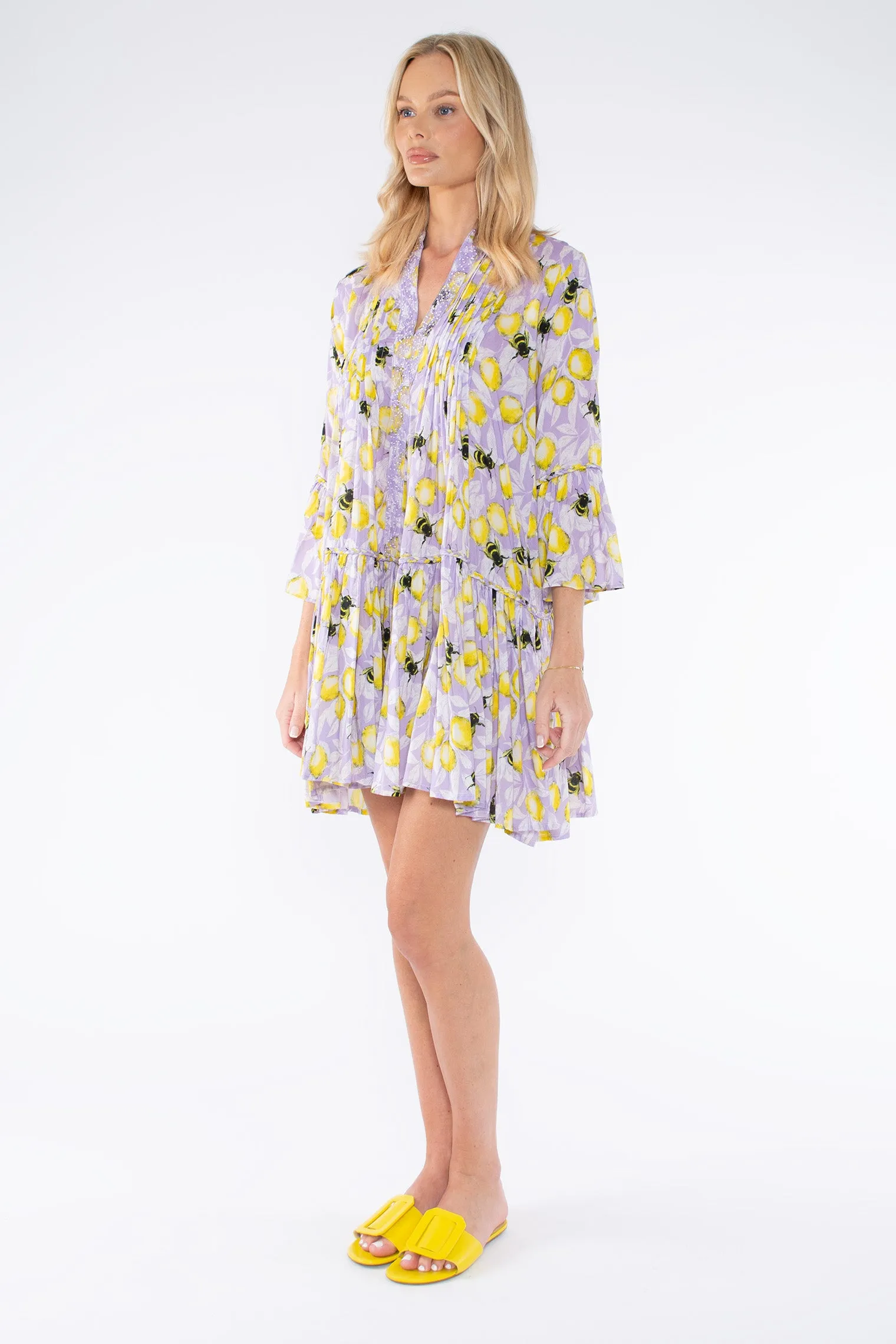 STYLIANOS DRESS - LIMONCELLO