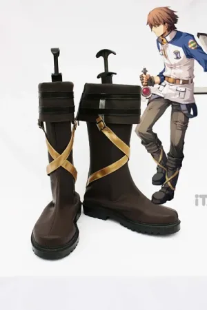 The Legend of Heroes Zero No Kiseki Lloyd Cosplay Boots Shoes