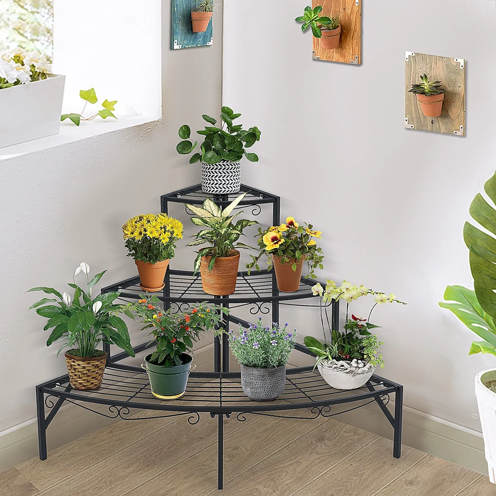 The Perfect Corner Plant Stand