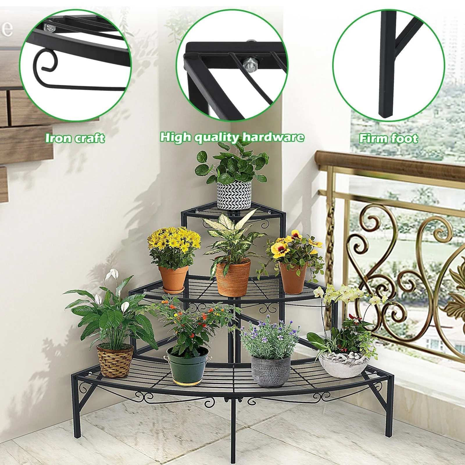 The Perfect Corner Plant Stand