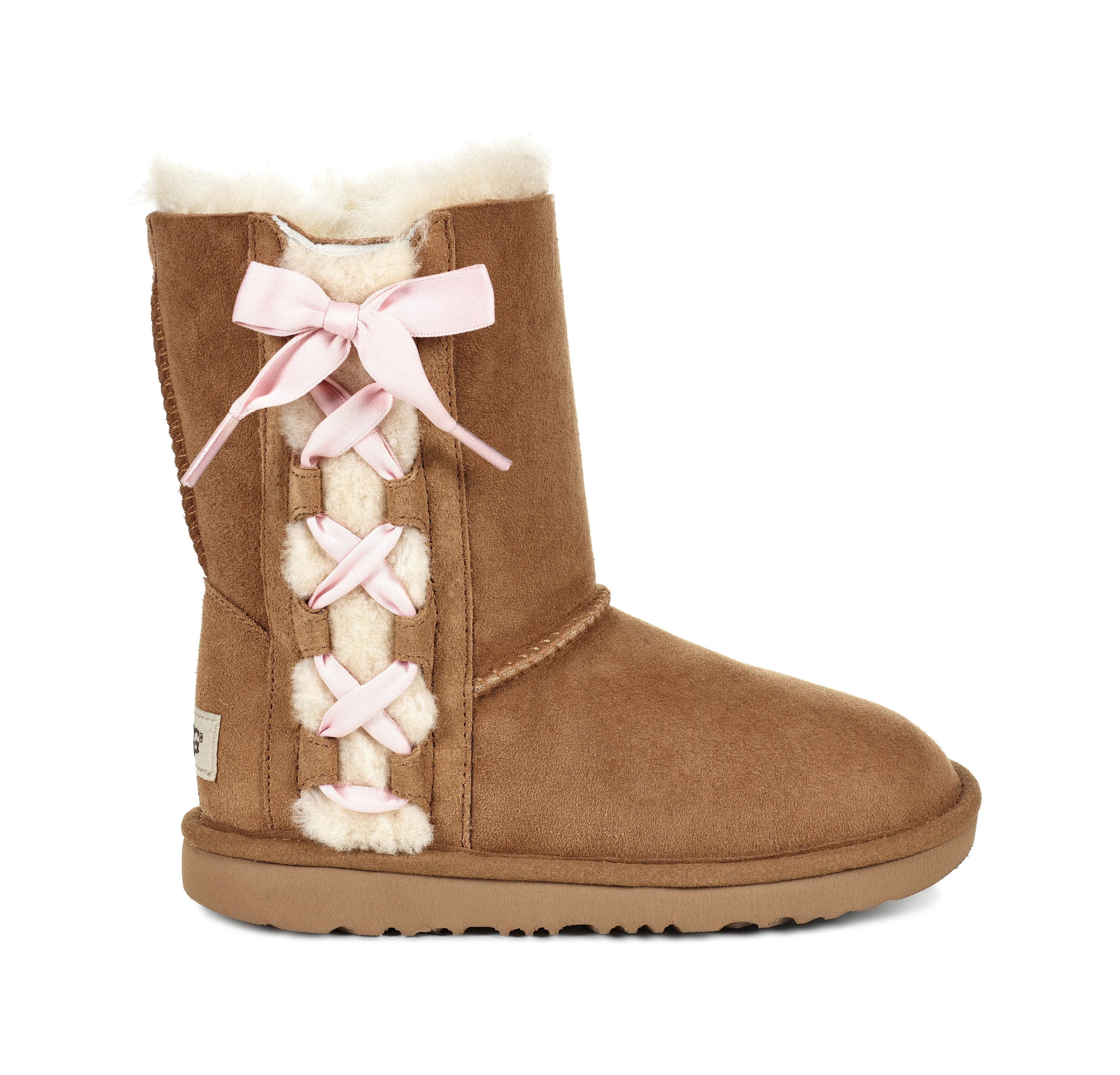 UGG Kids Pala Boot | Chestnut, Grey | SALE