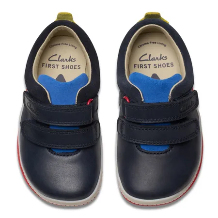 UK 5.5 Navy and Red Noodle Fun Walkers