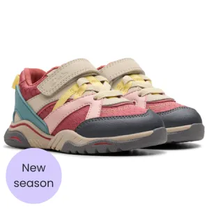UK 6.5 Pink Combo Feather Pace Trainers