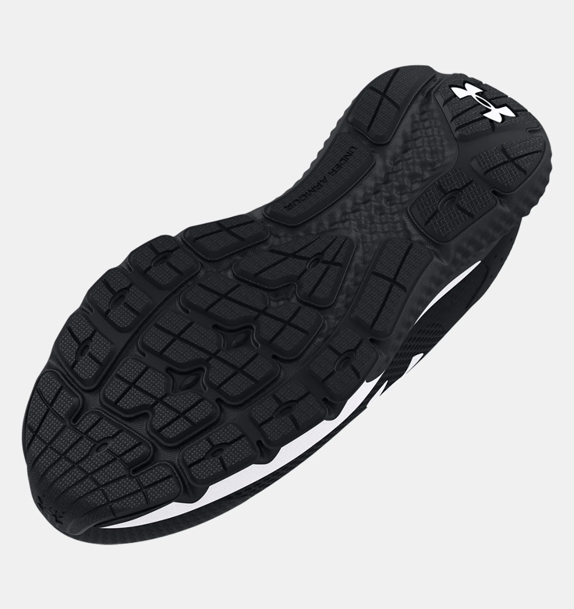 Under Armour Black/White Charged Rogue 3 Youth Sneaker