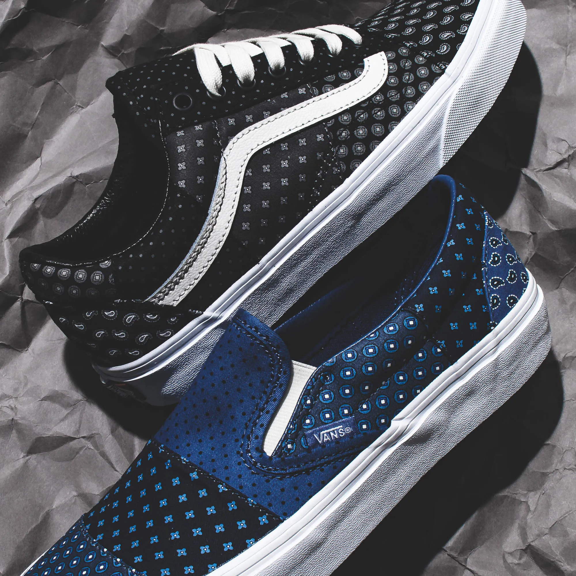 Vans Men UA Old Skool Patchwork Black VN0A3WKT9XJ1