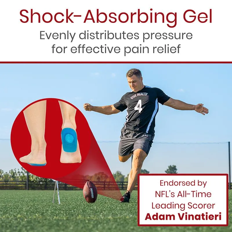 Vive Health Envelop Gel Heel Cups
