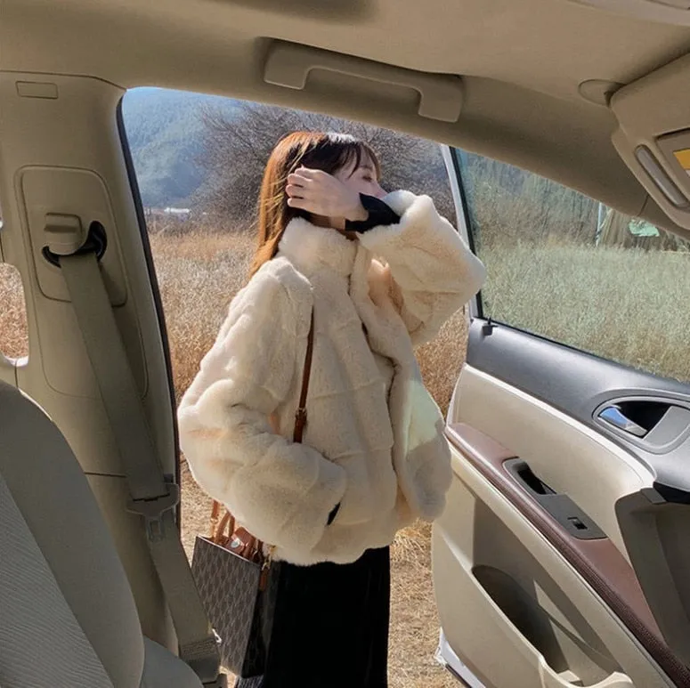 Warm Coat Plush Jacket Winter Artificial Fur Jacket
