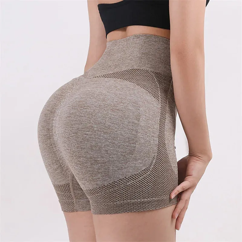 Women Gym Leggings Tights Elastic Workout High Waist Tummy Control