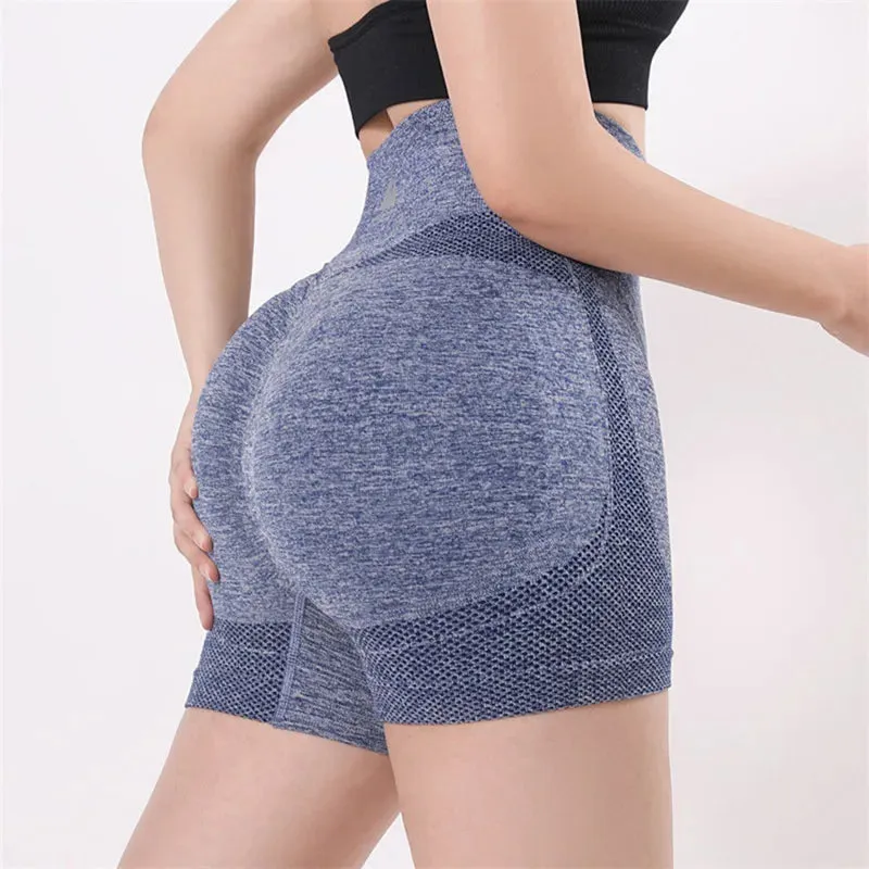 Women Gym Leggings Tights Elastic Workout High Waist Tummy Control